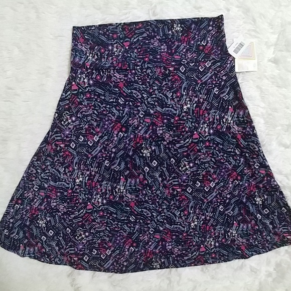 LuLaRoe Dresses & Skirts - LuLaRoe Azure Spring Skirt XL 14-16